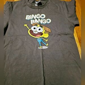 Disney Bingo Bango Kids Graphic T-Shirt - Black